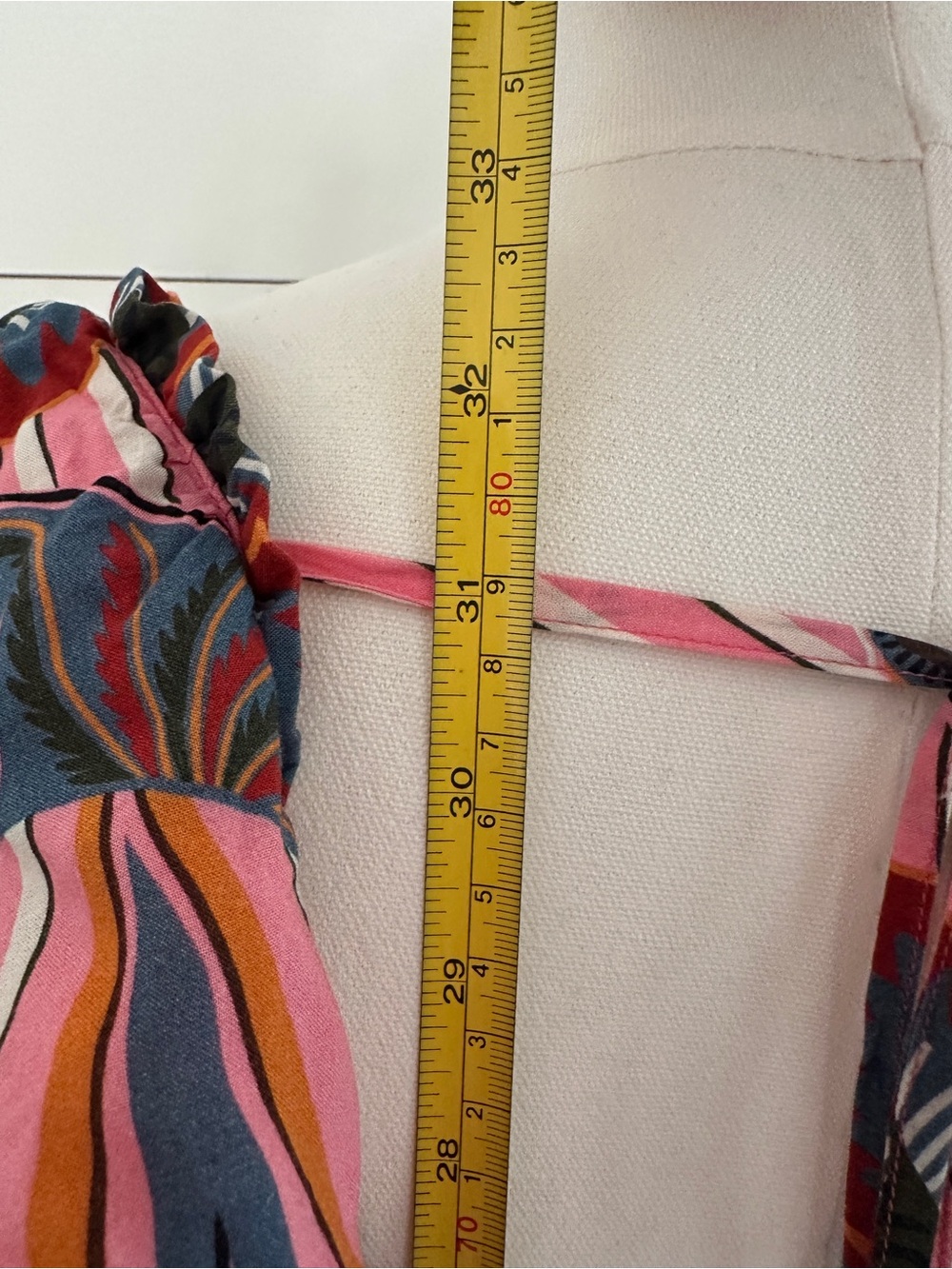 FARM Rio Pink Floral-Print Ruffle Cover Up/Mini Dress - Picture 4 of 6